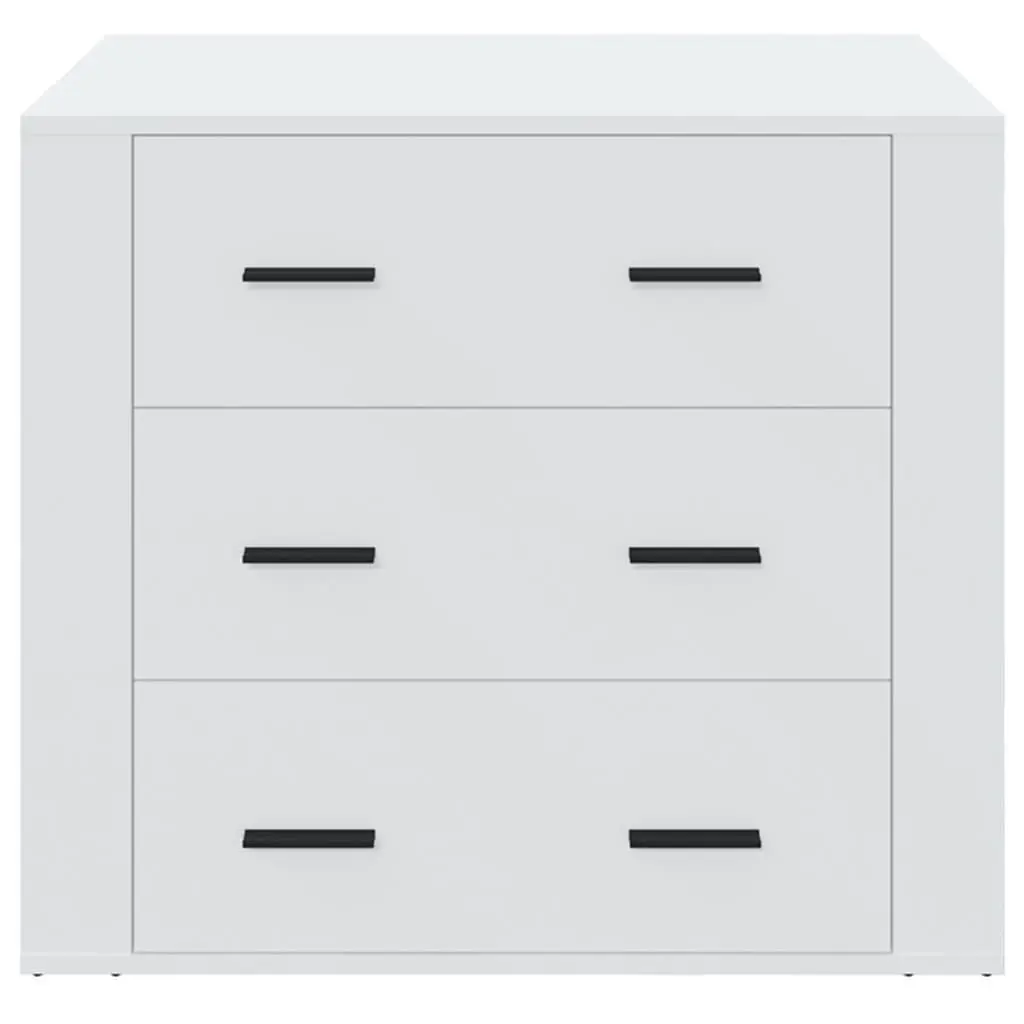 White Sideboard Cabinet with Ample Storage