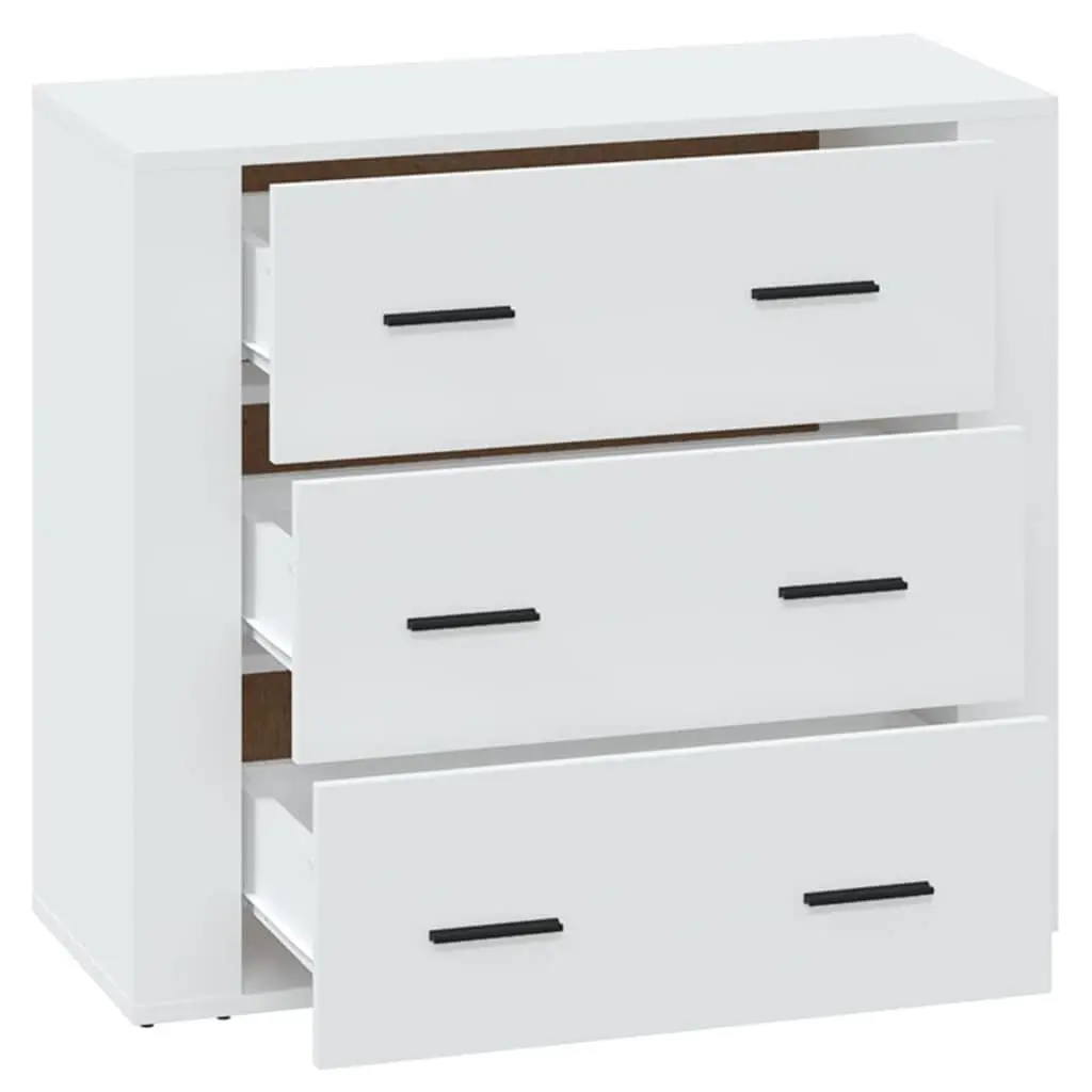 White Sideboard Cabinet with Ample Storage