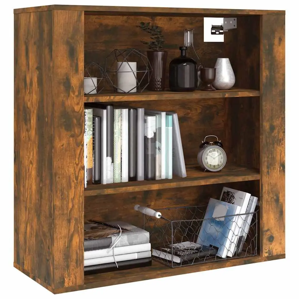 Wall Cabinet in Brown Engineered Wood