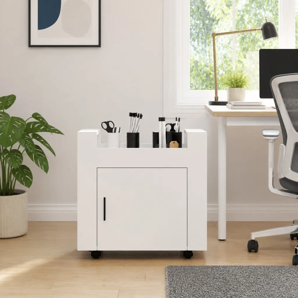 Mobile Storage Trolley for Office Supplies