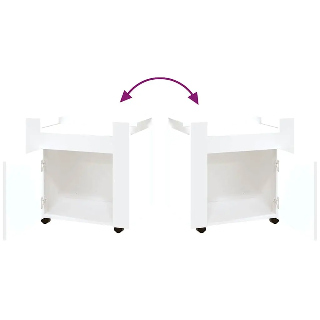 Mobile Storage Trolley for Office Supplies