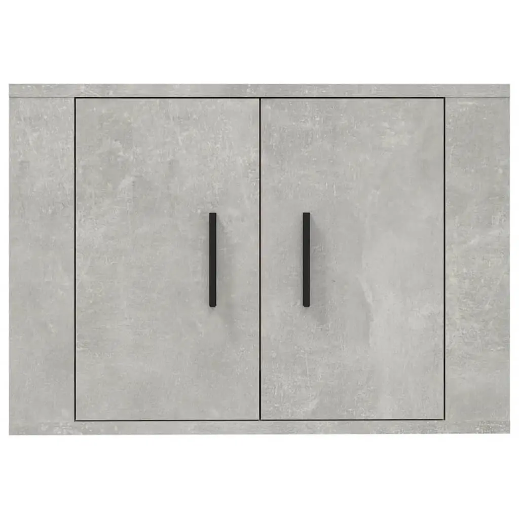 Grey Wall-Mounted TV Cabinet
