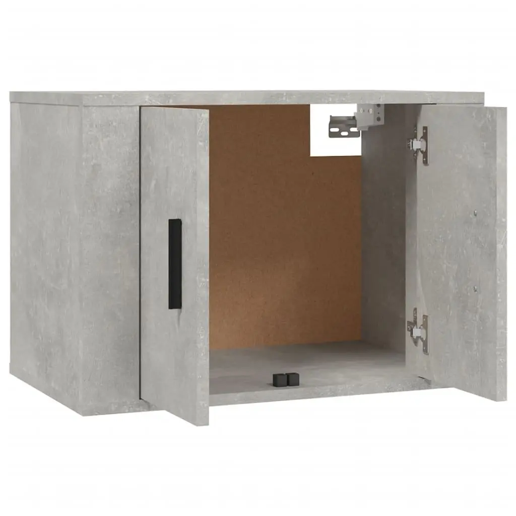 Grey Wall-Mounted TV Cabinet
