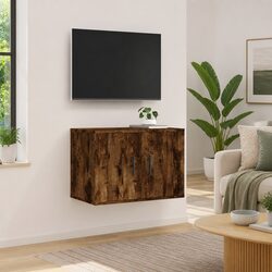 Practical Brown Wall Mounted TV Cabinet for Your Home