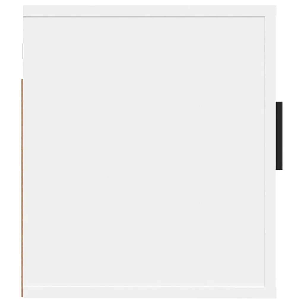 Floating Media Storage Unit White Wall Mounted TV Cabinet 40x34.5x40cm