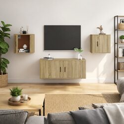 Practical Wall Mounted TV Cabinet with Ample Storage