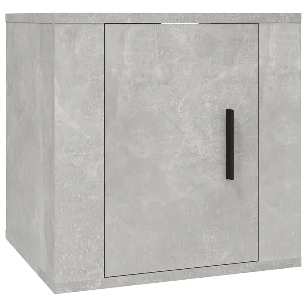 Grey Floating TV Cabinet with Ample Storage