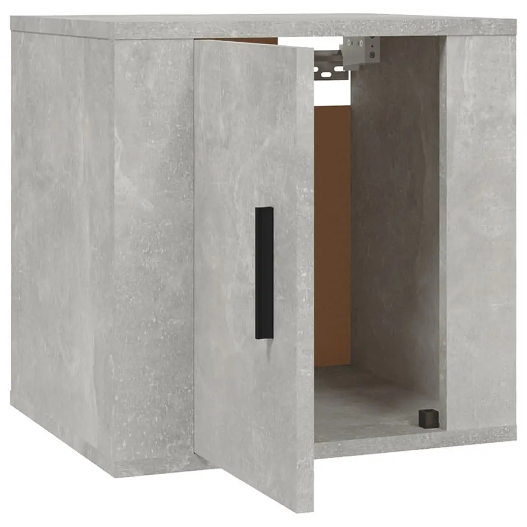 Grey Floating TV Cabinet with Ample Storage