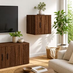 Reassuring Quality: Brown Oak TV Cabinet for Your Home