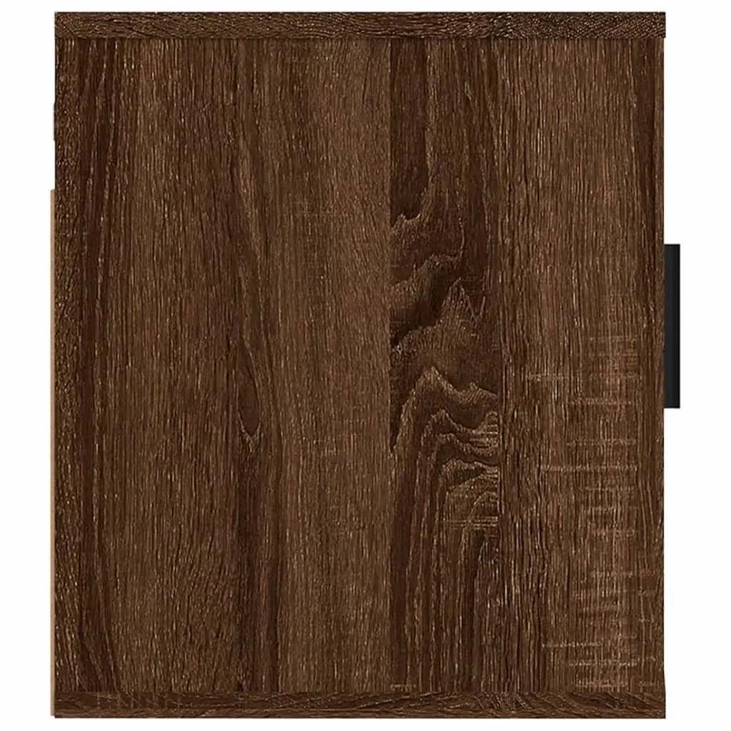 Brown Oak TV Cabinet Set