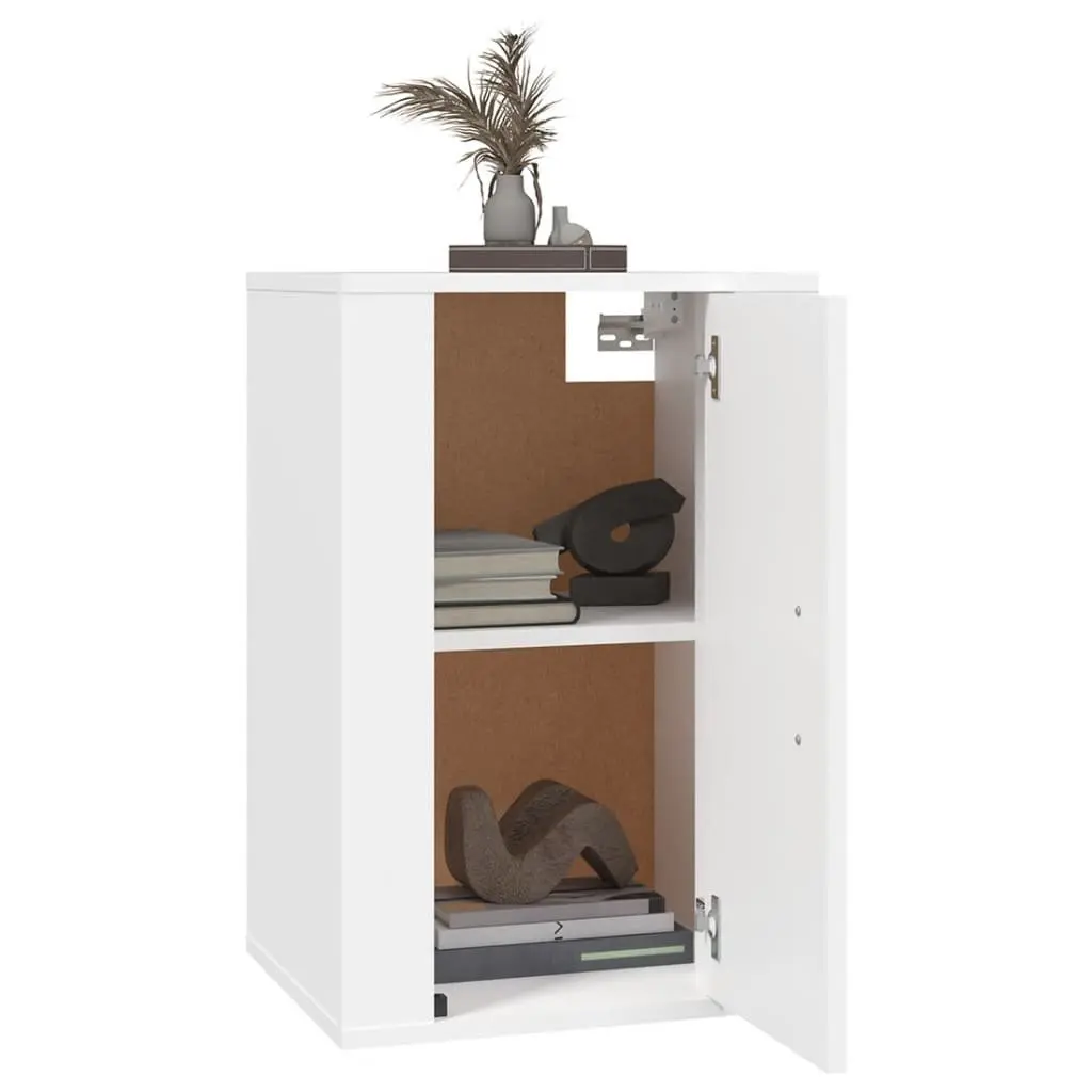 White Wall Mounted TV Cabinet 40x34.5x60 cm