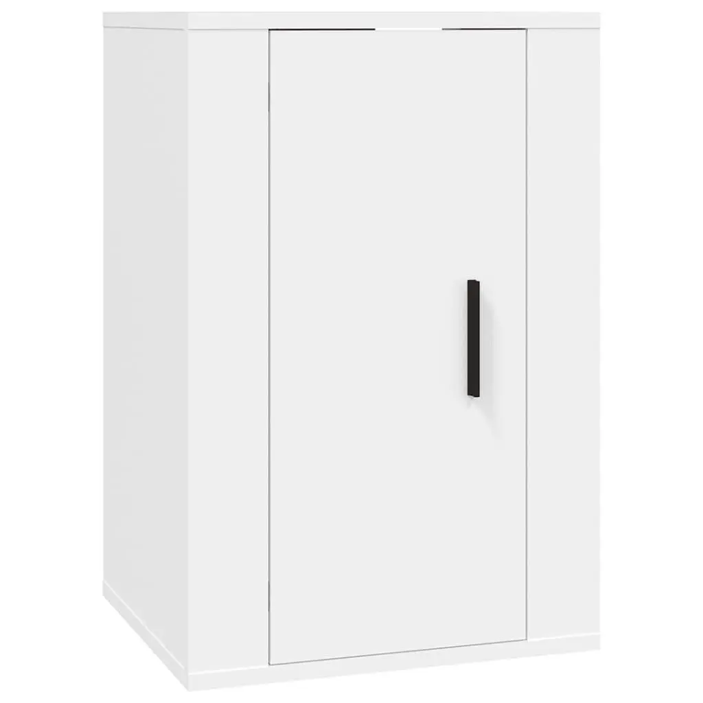 White Wall Mounted TV Cabinet 40x34.5x60 cm