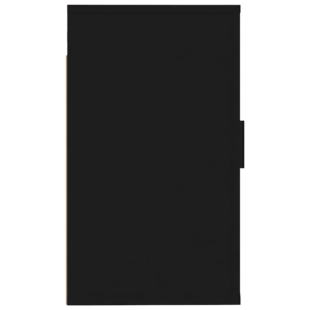Black Wall Mounted TV Cabinet