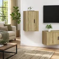 Brown Media Storage Unit: Practical and Stylish