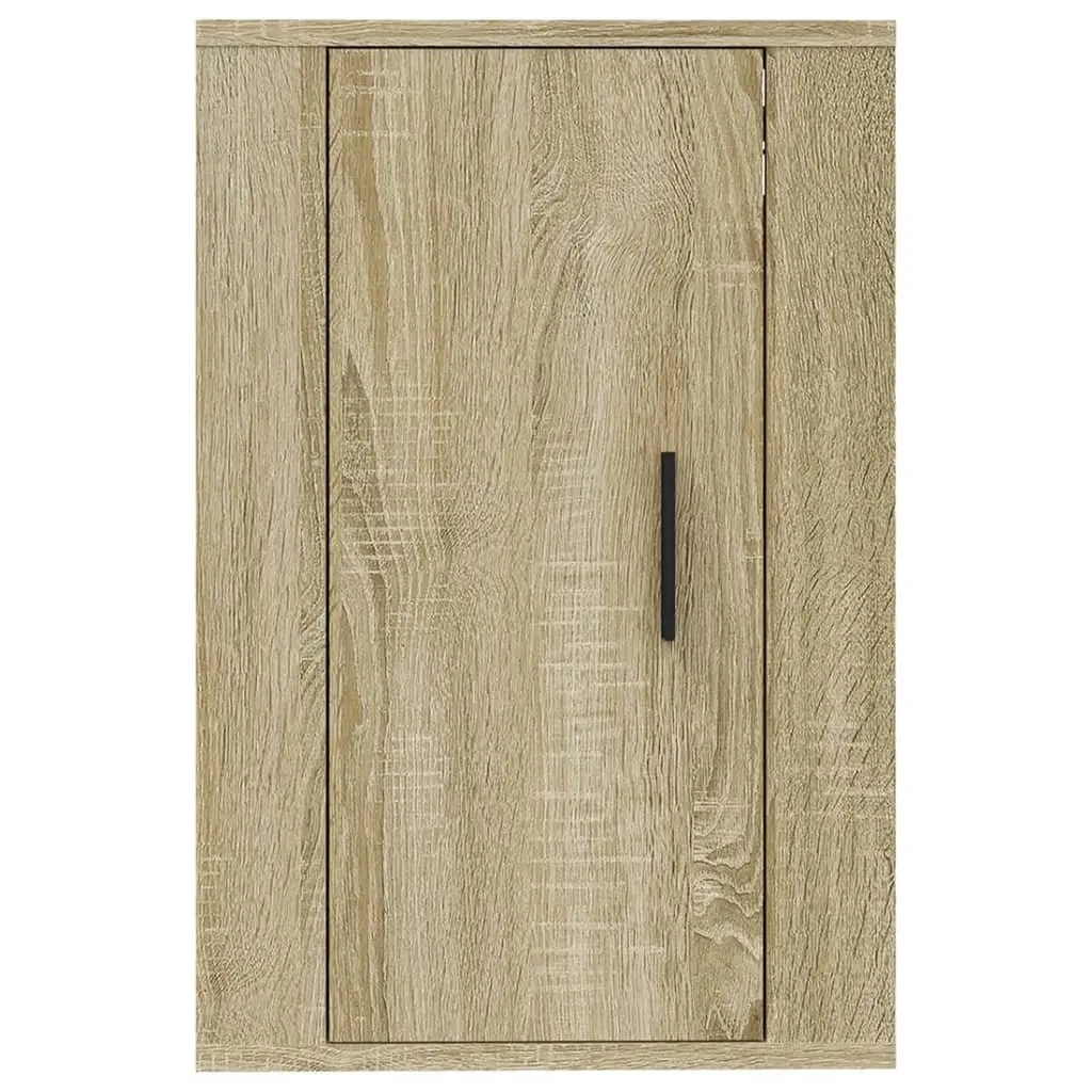 Wall Mounted TV Cabinet Media Storage Unit 40 x 34.5 x 60 cm Brown