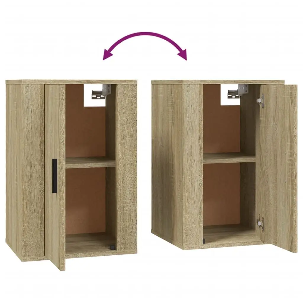 Sonoma Oak Wall Mounted Cabinets
