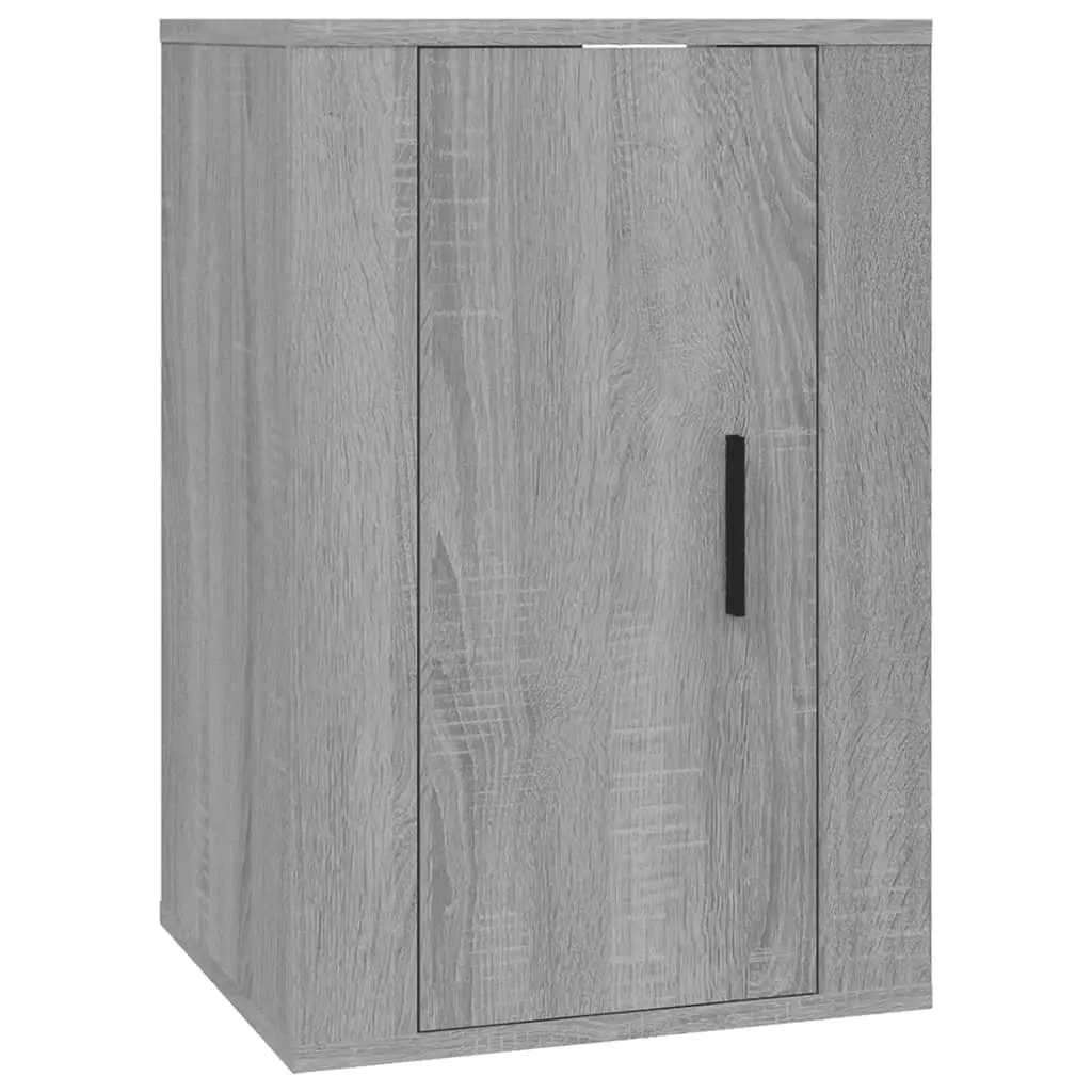 Wall Mounted TV Cabinet Storage Unit Grey Sonoma 40 x 34.5 x 60 cm