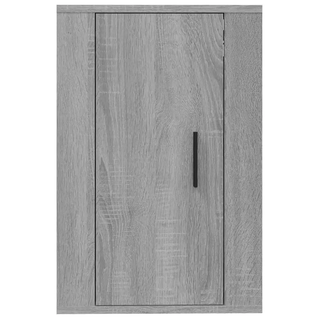 Wall Mounted TV Cabinet Storage Unit Grey Sonoma 40 x 34.5 x 60 cm