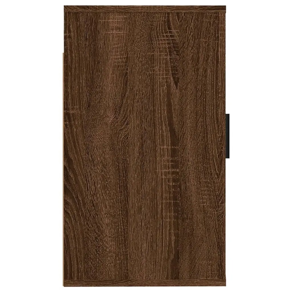 Wall Mounted TV Cabinet Storage Unit 40 x 34.5 x 60 cm Brown Oak