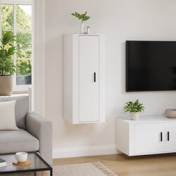 Practical White Wall Mounted Cabinet for Your Living Space