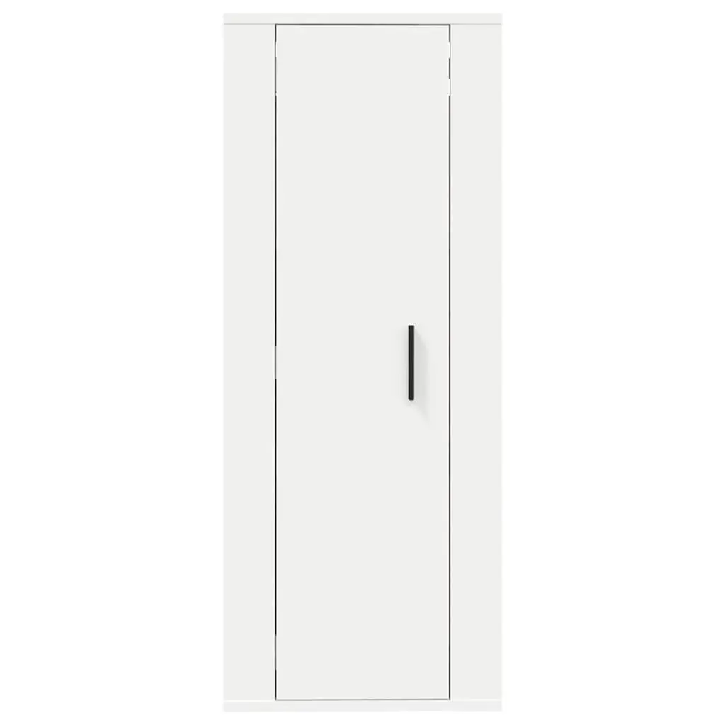 Wall Mounted TV Cabinet White Storage Unit Media Display Organiser 40x34.5x100cm