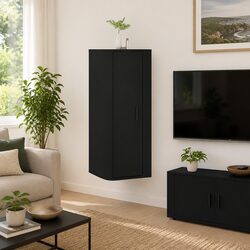 Practical Black TV Cabinet - Efficient and Useful