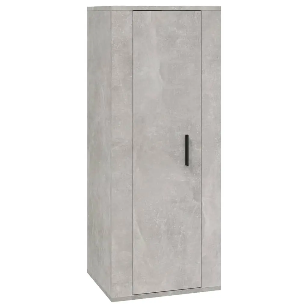 Wall Mounted TV Cabinet Media Storage Unit 40x34.5x100cm Grey