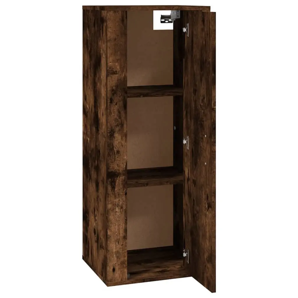 Wall Mounted TV Cabinet Media Unit Storage 40x34.5x100cm Brown Engineered Wood