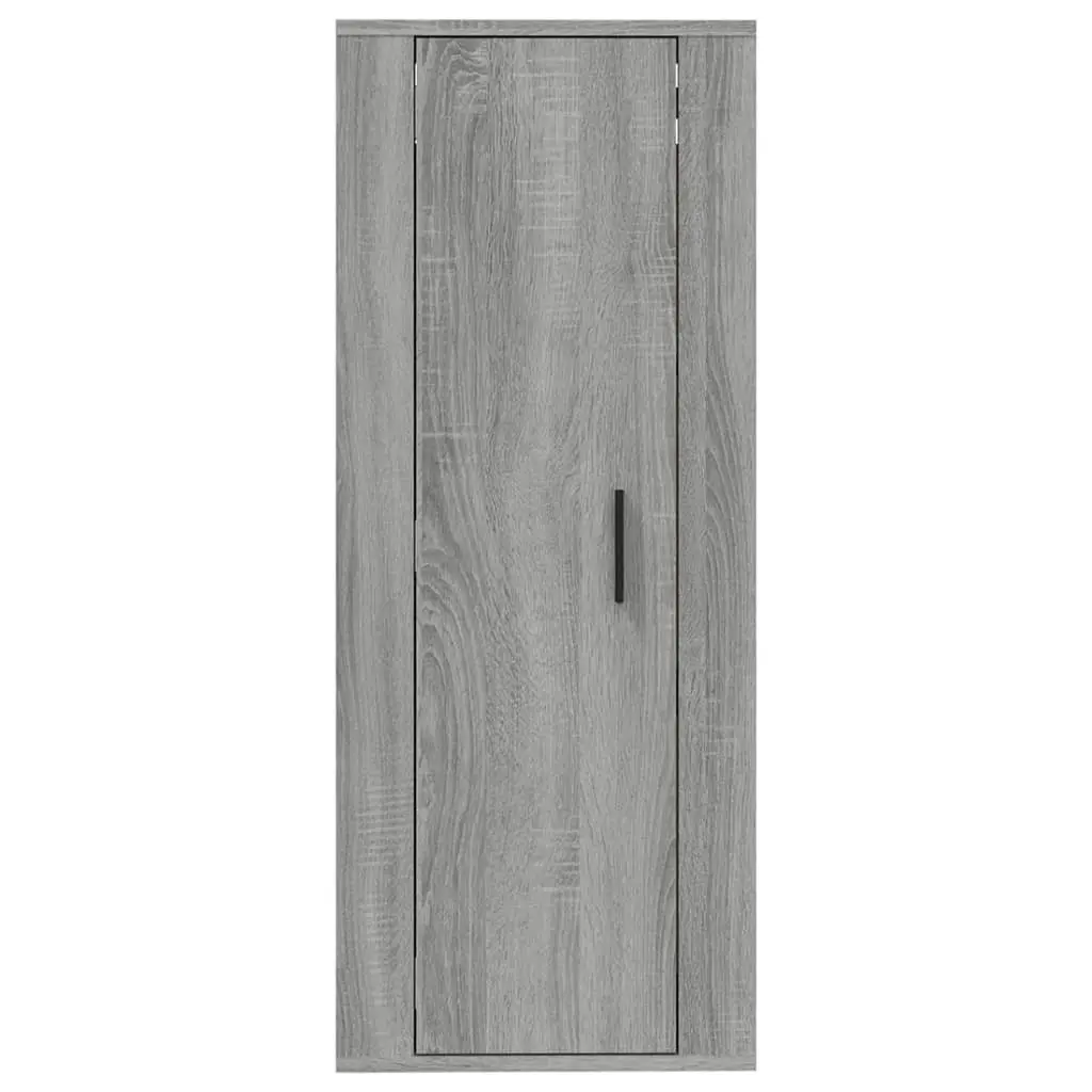 Wall Mounted TV Cabinet Grey Sonoma 40x34.5x100cm Storage Unit Media Stand