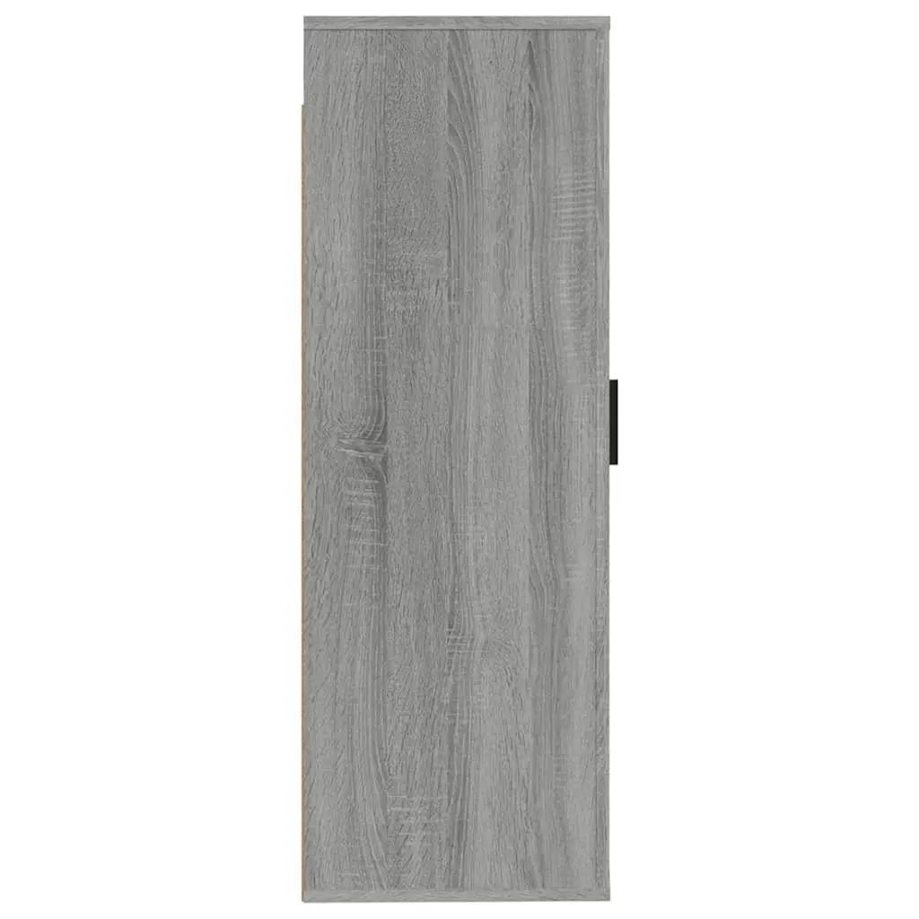 Wall Mounted TV Cabinet Grey Sonoma 40x34.5x100cm Storage Unit Media Stand
