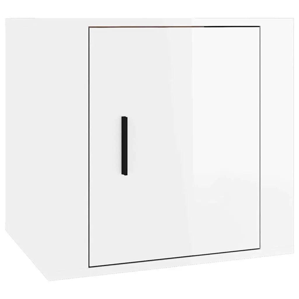 Bedside Cabinets Storage Nightstand 50 x 39 x 47 cm White 2 Piece Set