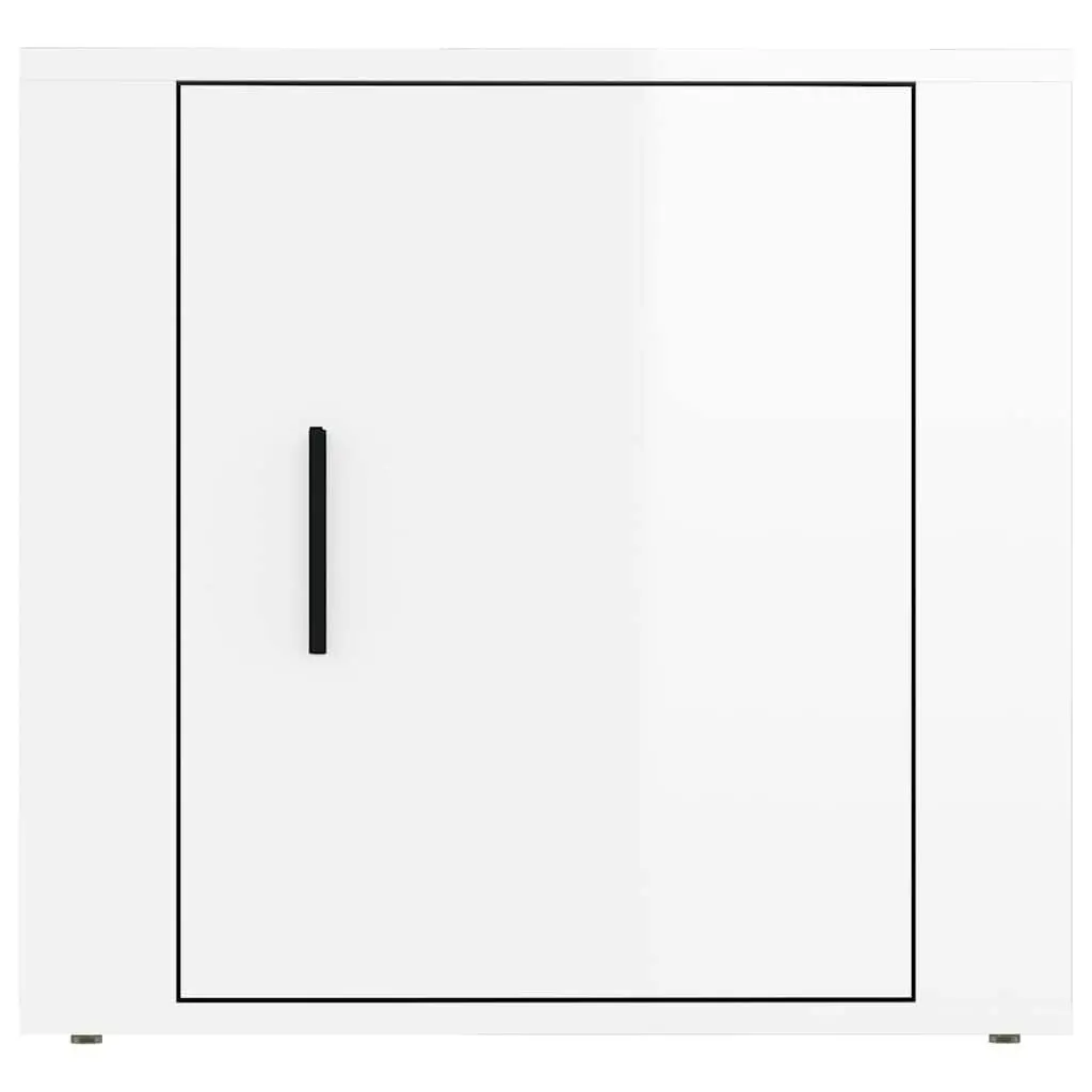 Bedside Cabinets Storage Nightstand 50 x 39 x 47 cm White 2 Piece Set