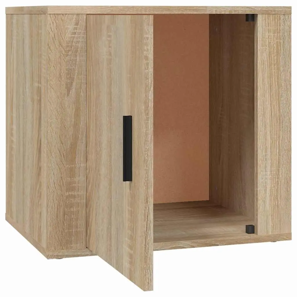 Bedside Cabinets Storage Side Tables 50W x 39D x 47H cm Brown 2 Piece