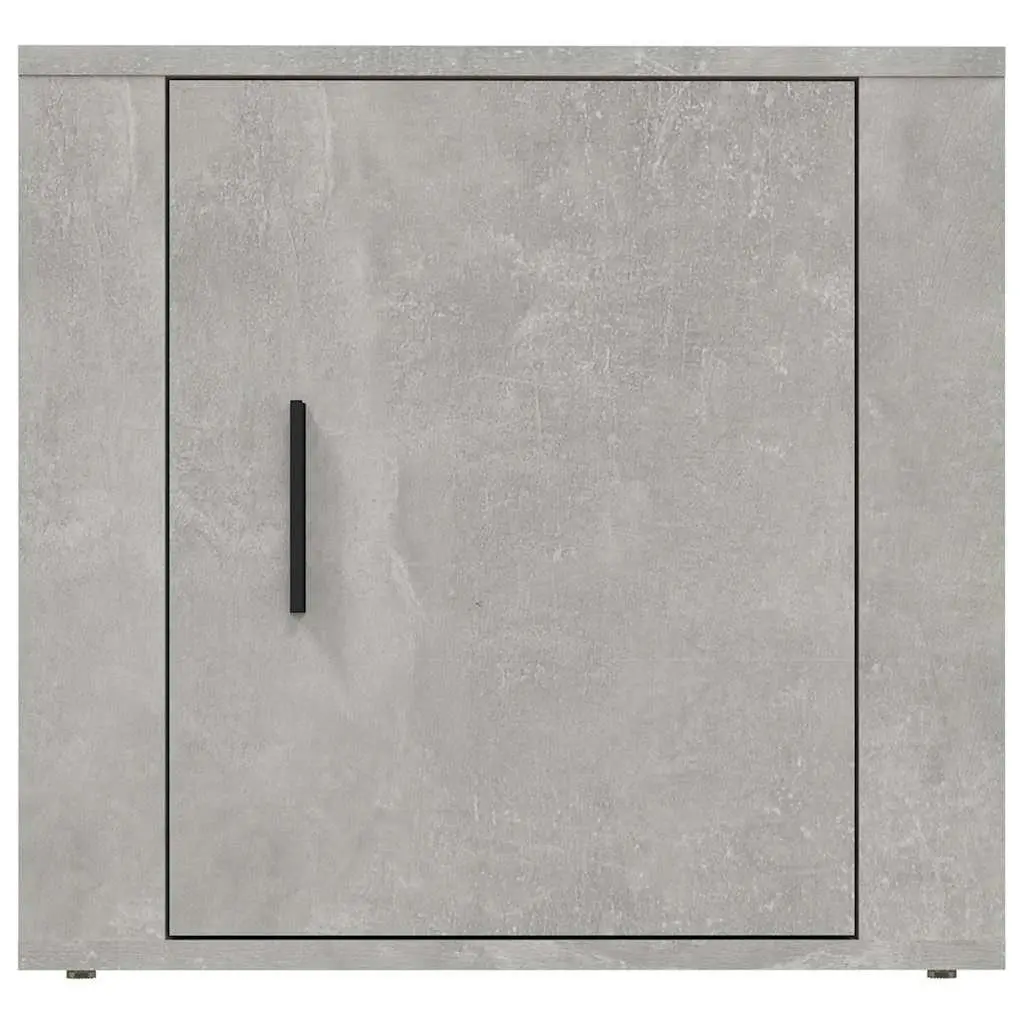 Bedside Cabinet Storage Unit Grey Nightstand Bedroom Furniture
