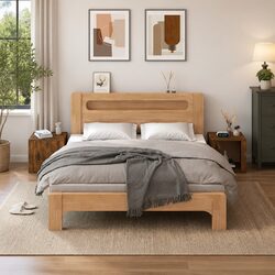 Reliable Brown Wood Bedside Cabinets - 2 Piece Set for Your Space