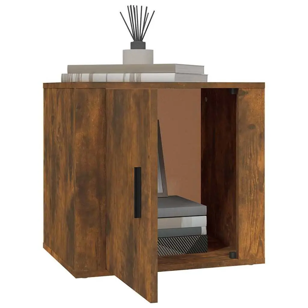 Bedside Cabinets Storage Units 2 Pieces Brown Wood