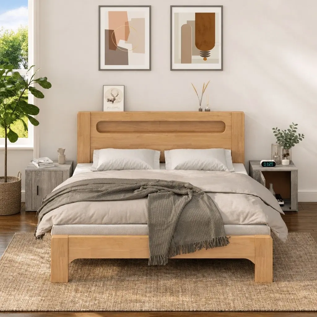 Bedside Cabinets Storage Nightstand 50x39x47cm Grey 2 pcs