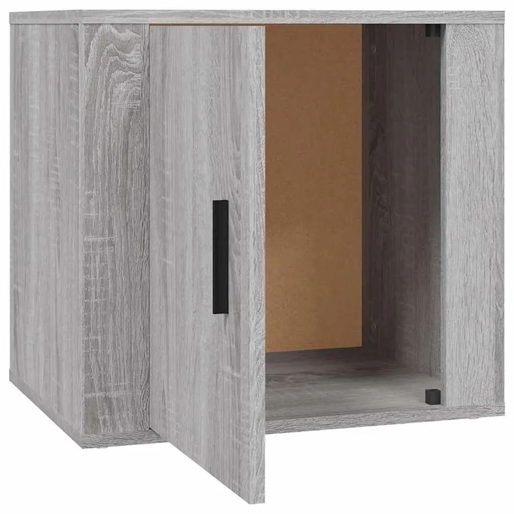 Bedside Cabinets Storage Nightstand 50x39x47cm Grey 2 pcs
