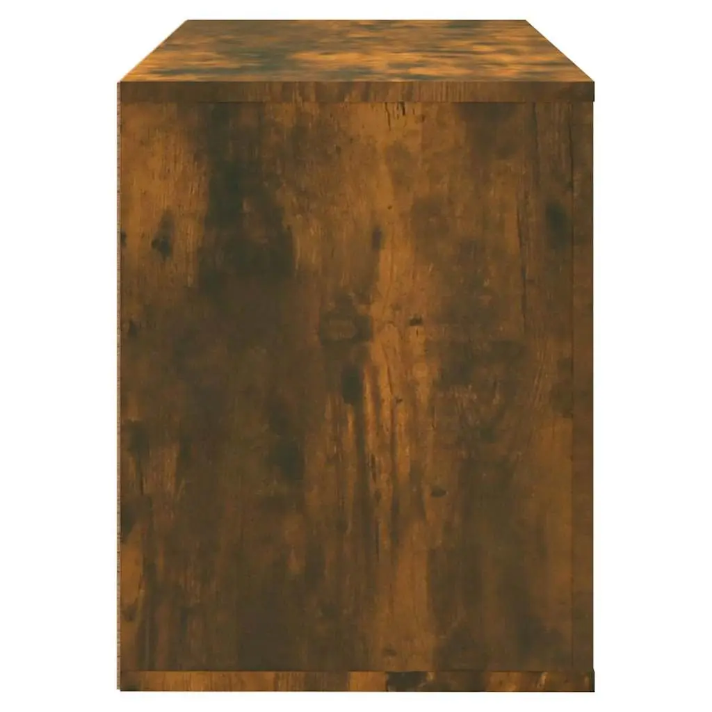 Shoe Cabinet Storage Organiser 80x35x45cm Brown Engineered Wood Compartments