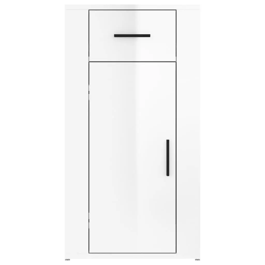 High Gloss White Cabinet for Storage Needs