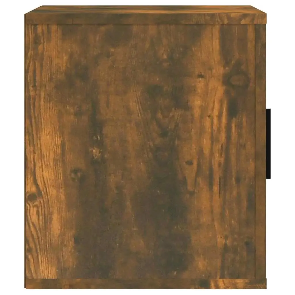 TV Cabinet Media Storage Unit 100 x 35 x 40 cm Brown Engineered Wood with Compartments and Door