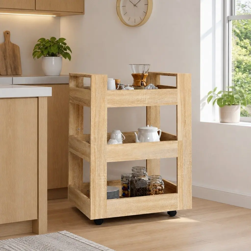 Kitchen Trolley with Ample Storage Space