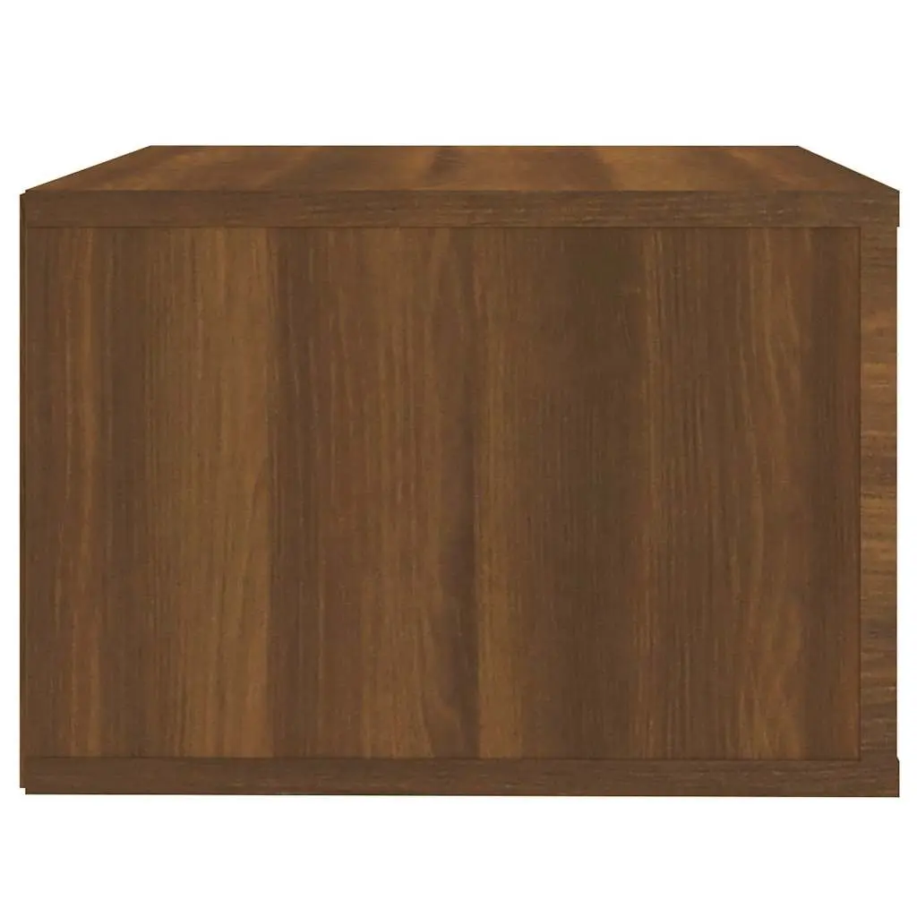 Wall-mounted Bedside Cabinets 2 pcs Brown Oak Floating Storage 50x36x25 cm
