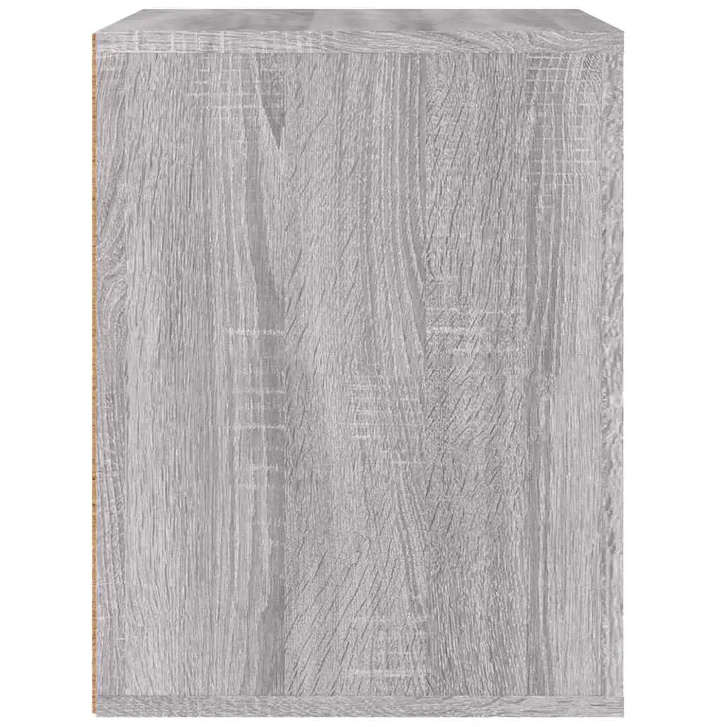 Wall-mounted Bedside Cabinet Storage 50x36x47cm Grey Sonoma