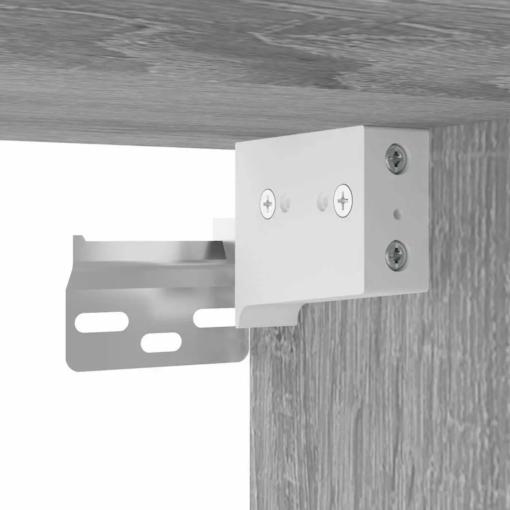 Wall-mounted Bedside Cabinet Storage 50x36x47cm Grey Sonoma