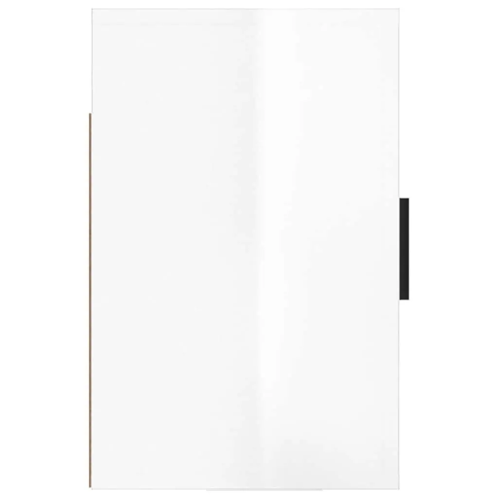 Wall-mounted Bedside Cabinets Storage Organiser 50cm White 2 Piece