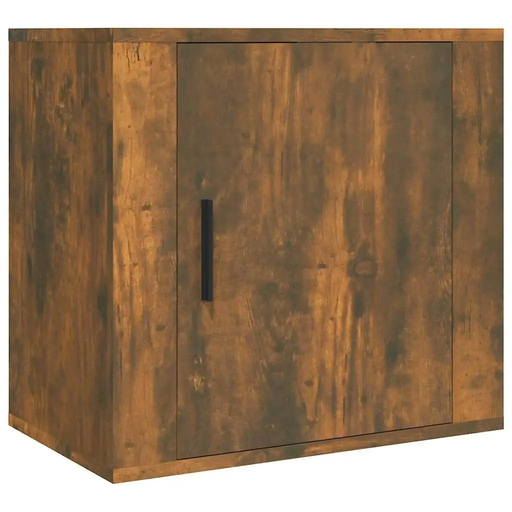 Wall-mounted Bedside Cabinets Storage Units 2 pcs Brown