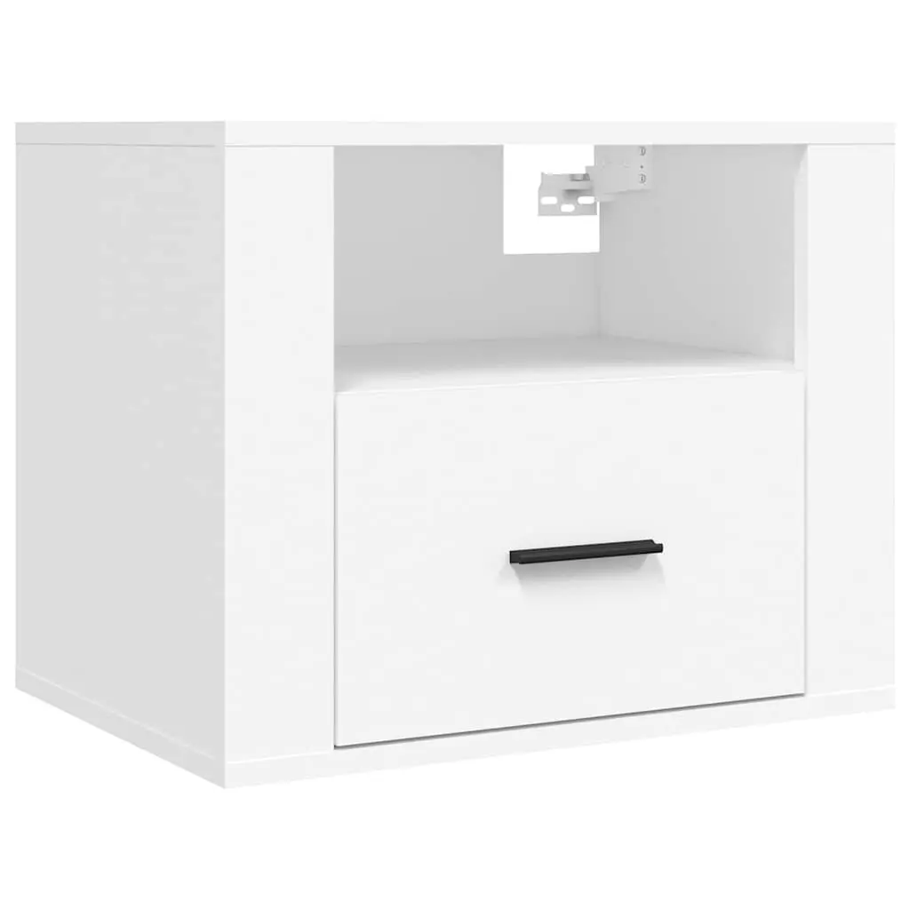 Wall-mounted Bedside Cabinets, Set of 2