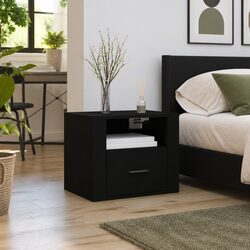 Durable and Functional Floating Bedside Storage