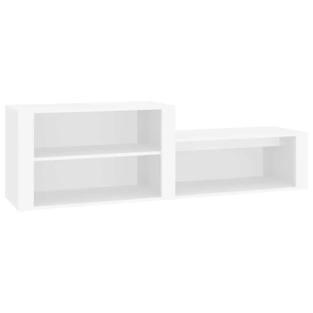 Shoe Cabinet Storage Organiser 150x35x45 cm White Engineered Wood Hall Entryway